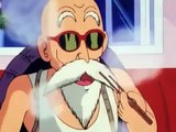 Krillin,Master Roshi,and Launch get food posioning