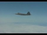 F-22 launches AIM-120 AMRAAM