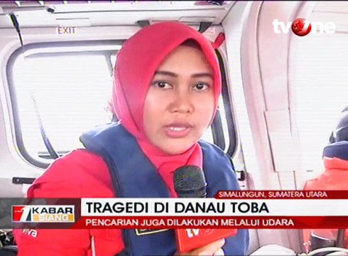 Pencarian Korban Tenggelam KM Sinar Bangun Lewat Udara