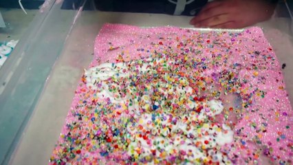 MAKING SLIME WITH MY BABY BROTHER - DIY FLUFFY UNICORN SLIME