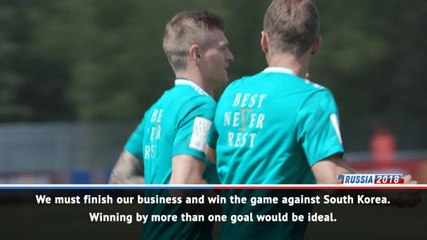 Germany will try and progress without drawing lots - Reus