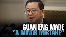 NEWS: Lim’s Chinese statement a “minor mistake”