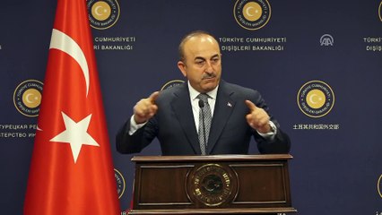 Dışişleri Bakanı Çavuşoğlu: 'Türkiye'nin sorumluluğu sadece Türkiye'nin Misak-ı Milli  sınırlarıyla sınırlı değildir' - ANKARA