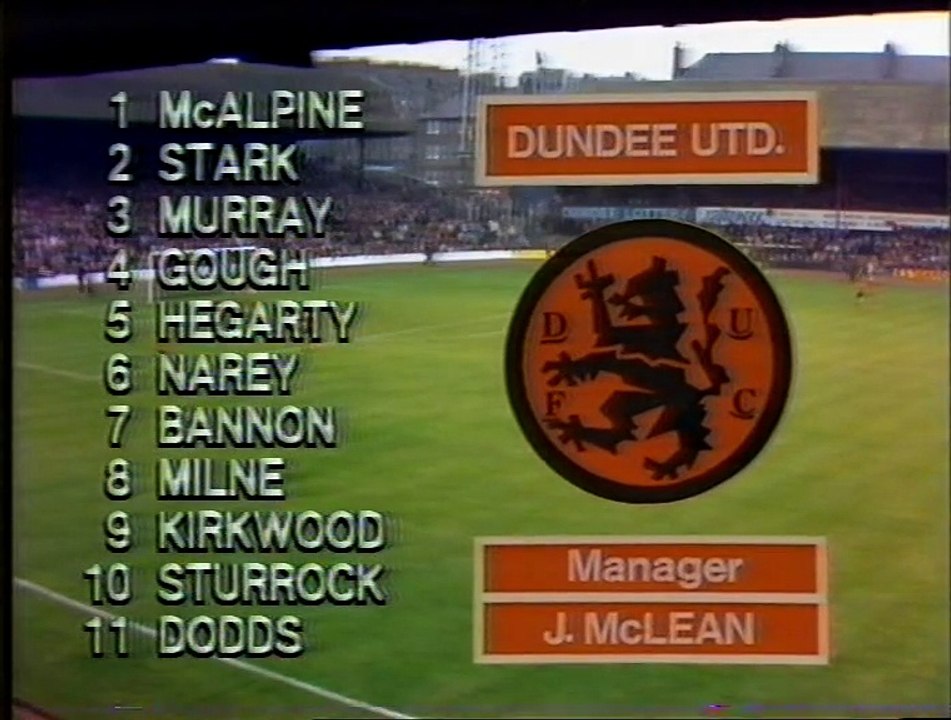 14/11/1981 - Dundee v Dundee United - Scottish Premier Division - Extended Highlights