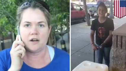 Woman calls police on black kid selling water in viral video