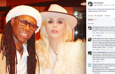 Nile Rodgers' $100k gift for Lady Gaga