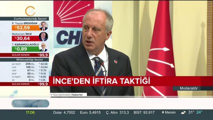 İnce'den iftira taktiği