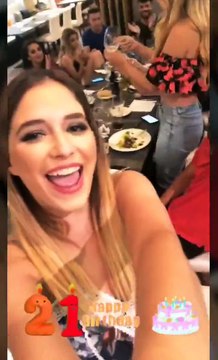 Mireya ot 2017 pasa un cumpleaños diferente con sus compañeros y promocionando su single