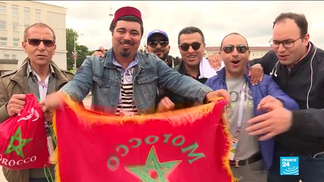 Moroccan fans still hopefull team can win match against Spain