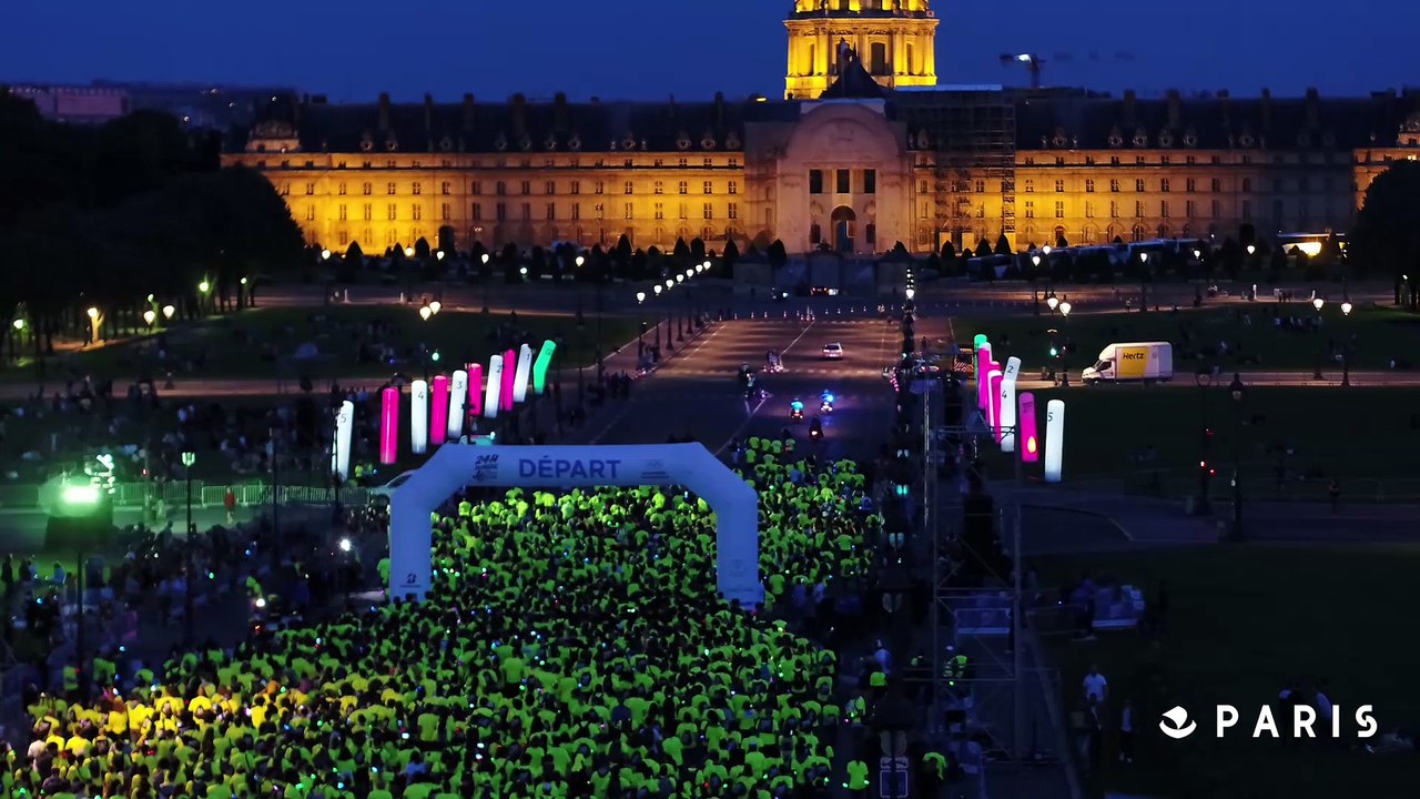 Arrivée de la course nocturne