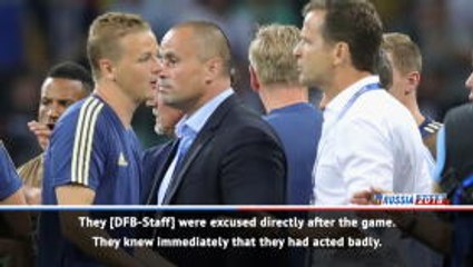 German staff knew they were in the wrong in Sweden row - team press officer