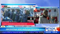 Argentina vive paro nacional de 24 horas convocado por gremios de trabajadores