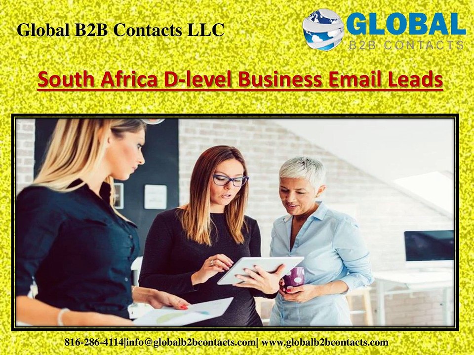 South Africa D-level Business Email Leads