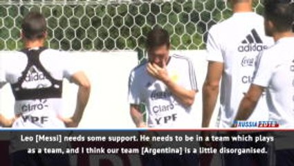 Messi needs help from Argentina team-mates, says River Plate president