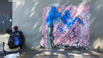 Sabotean en París varias obras de Banksy dedicadas a los refugiados