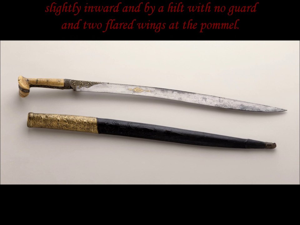 Turkish Sword Yataghan with Scabbard