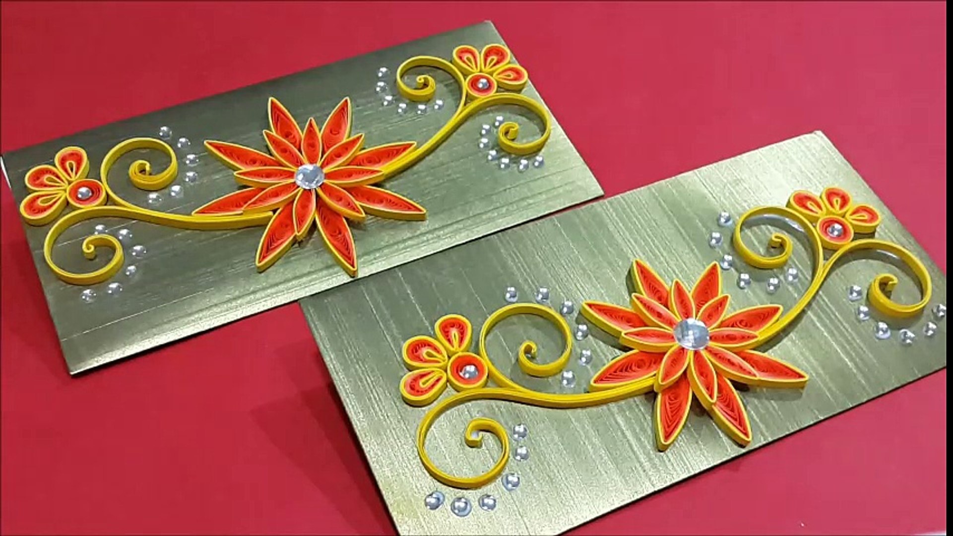 Paper Quilling Designs For Envelopes