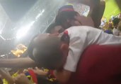 Colombia Fans Comfort a Devastated Young Poland Fan After Team's Elimination From World Cup