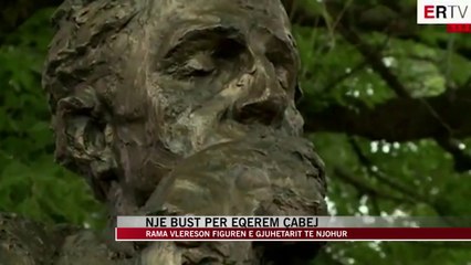 Inaugurohet busti i gjuhëtarit Eqerem Çabej - News, Lajme - Vizion Plus