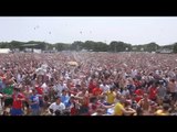 England v Panama - Fans Celebrate England Goal At Isle Of Wight Festival - Russia World Cup 2018