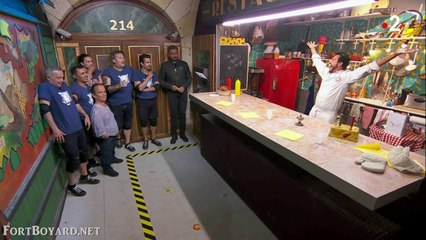 Fort Boyard 2018 : la "surprise du chef" chez Willy Rovelli (23 juin 2018)