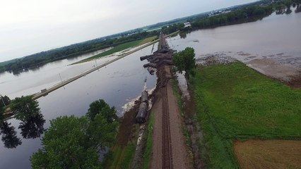 Flooding Causes Train Derailment