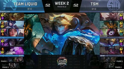 TSM vs TL Highlights - NA LCS Summer 2018 Week 2 Day 2 - Team Solomid vs Team Liquid Highlights
