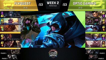 FLY vs OPT Highlights - NA LCS Summer 2018 Week 2 Day 2 - FlyQuest vs Optic Gaming Highlights