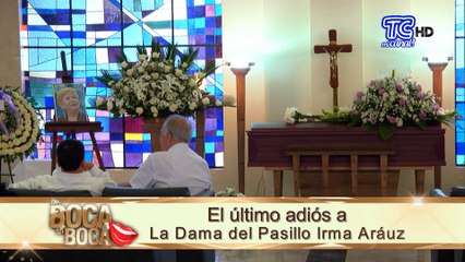 El último adiós a La Dama del Pasillo Irma Aráuz