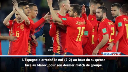 Fast match report - Espagne 2-2 Maroc