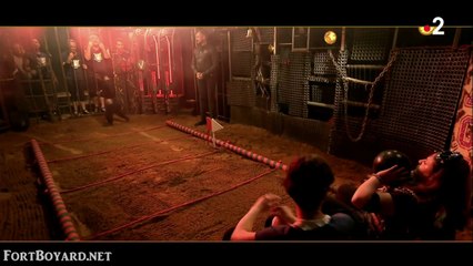 Fort Boyard 2018 : Virginie Hocq dans les "Boulets" face à Romane dans La Cage (23 juin 2018)