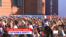 Russian fans brought back down to earth