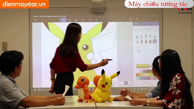 Máy chiếu tương tác - máy chiếu hội họa, thiết kế - Canon LV WX300USTi