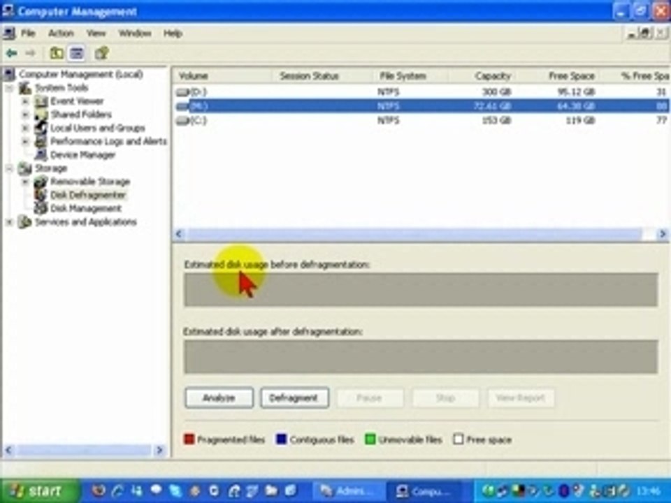 Defragment your Hard Disc Drive in Windows XP to Speed ...