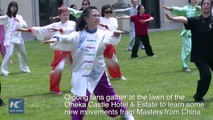 2018 Eastern U.S. Health Qigong Tutors Training Camp launches in Long Island, NY. Qigong fans gather at the lawn of the Oheka Castle Hotel & Estate to learn som