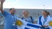 Uruguay fans delighted with Suarez and co.