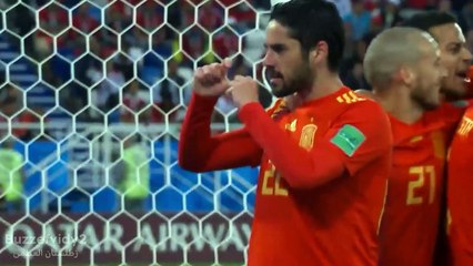 كأس العالم روسيا FIFA 2018 ملخص مباراة إسبانيا والمغرب