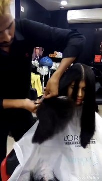 Quick Long layered haircut tutorial