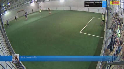 But de francois  (3-10) - LES CASSES-NOISETTES Vs GRDF - 25/06/18 21:00 - LIGUE 3