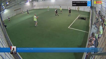 But de Christophe  (7-14) - LES CASSES-NOISETTES Vs GRDF - 25/06/18 21:00 - LIGUE 3