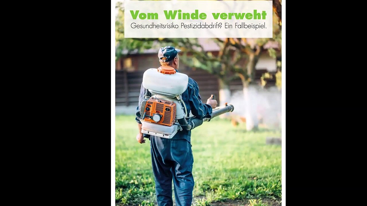 Pestizid-Abdrift-Gefahr ist größer als gedacht