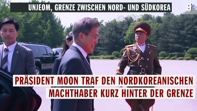 Nordkorea Konflikt Kim Jong Un trifft überraschend Südkoreas Präsident