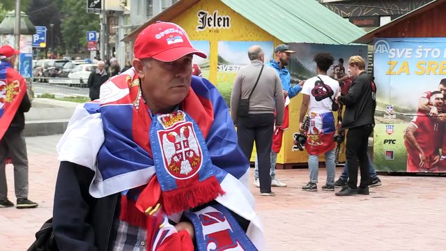 Sırp taraftarların Dünya Kupası coşkusu - BELGRAD