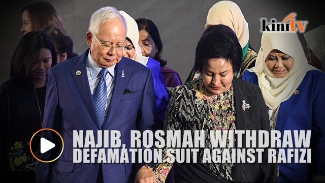 Najib, Rosmah drops defamation suit against Rafizi