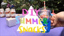DIY Snacks pour l'été   Summer treats┃Reva ytb
