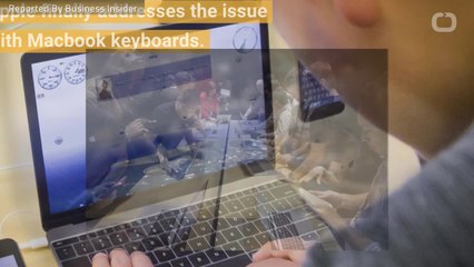 Apple Finally Addresses MacBook Keyboard Issue