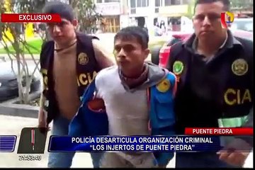 Policía intervino a ‘los Injertos de Puente Piedra’