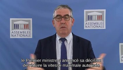Présentation de la proposition de loi relative au pouvoir d'adaptation des vitesses maximales autorisées par les autorités titulaires du pouvoir de police de la circulation - Lundi 18 juin 2018