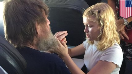 Teen's random act of kindness for blind, deaf passenger goes viral