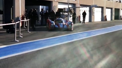 Hybrid Endurance Race Car Switching From Electric to Gas Engine Sound